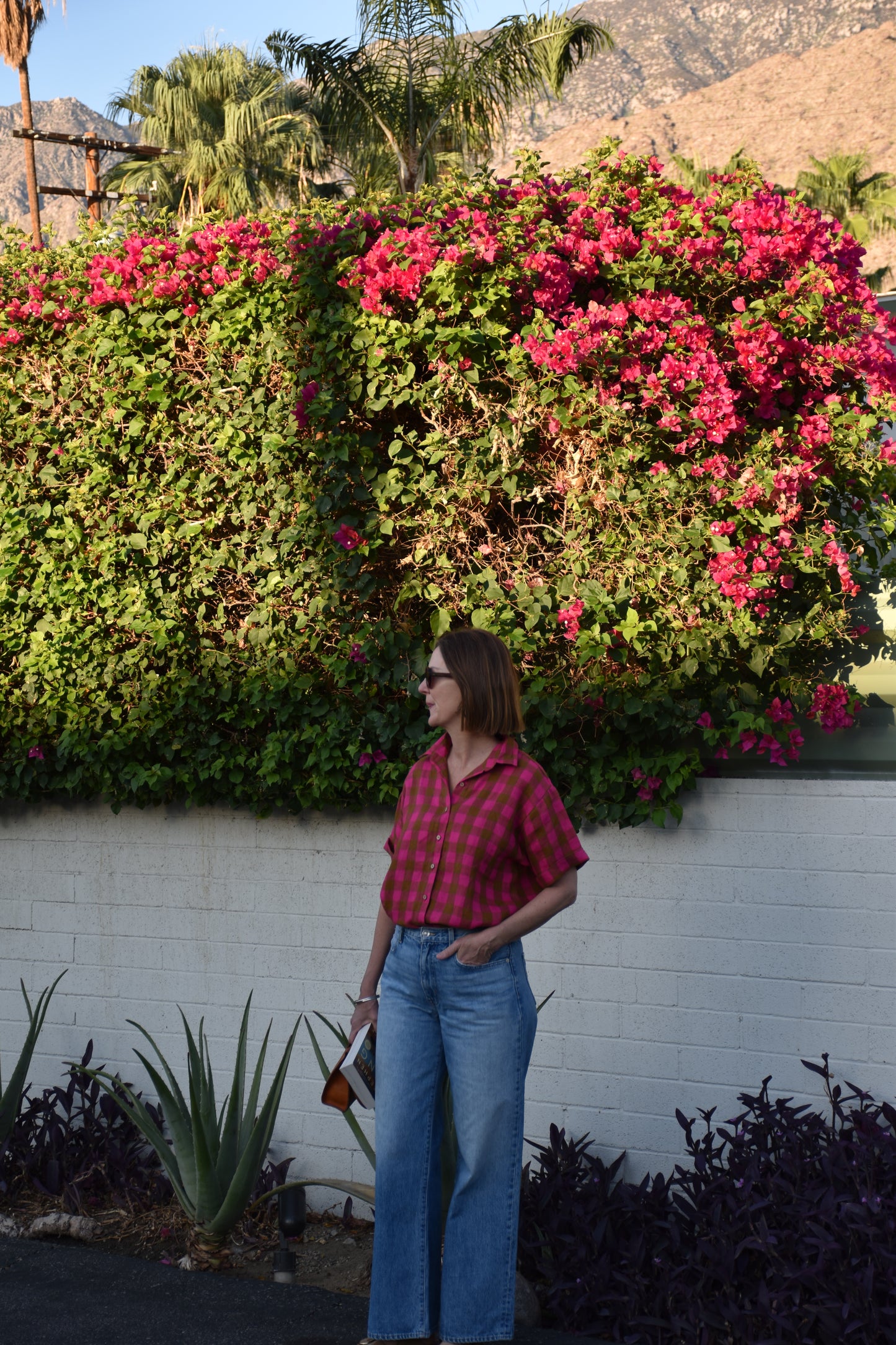 Beverly blouse - Rhubarb delight