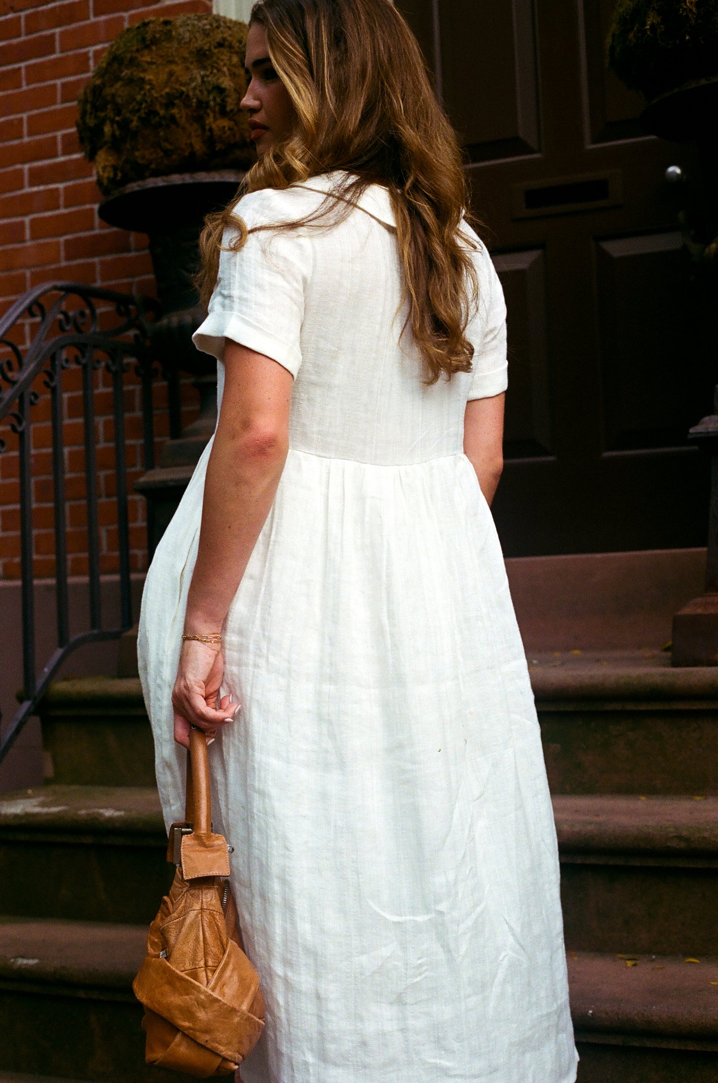 Audrey dress ecru
