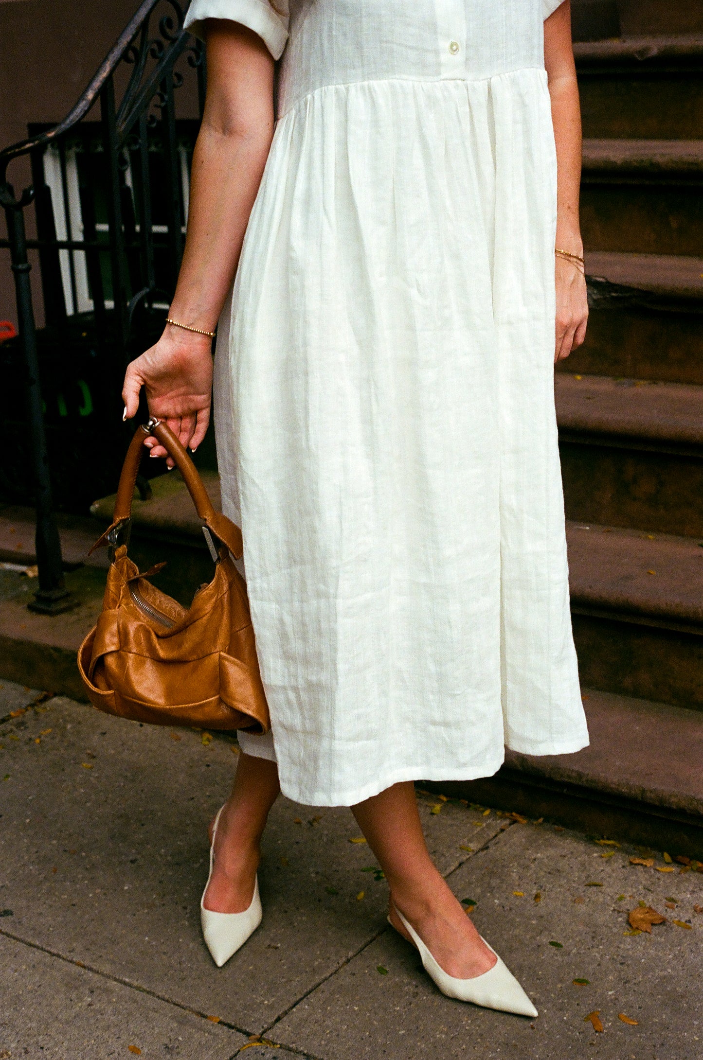 Audrey dress ecru