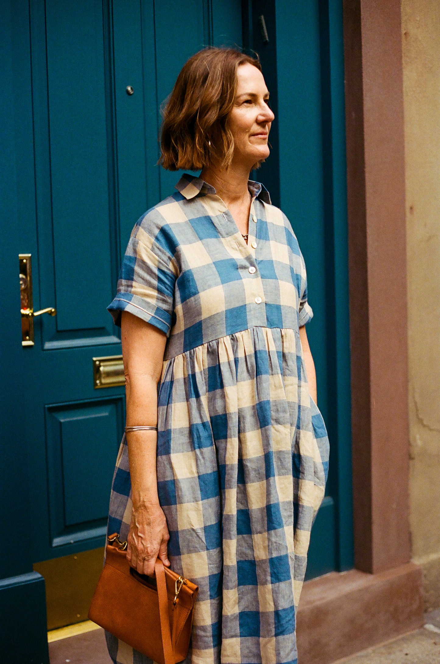 Santa Fe - Cornflower check