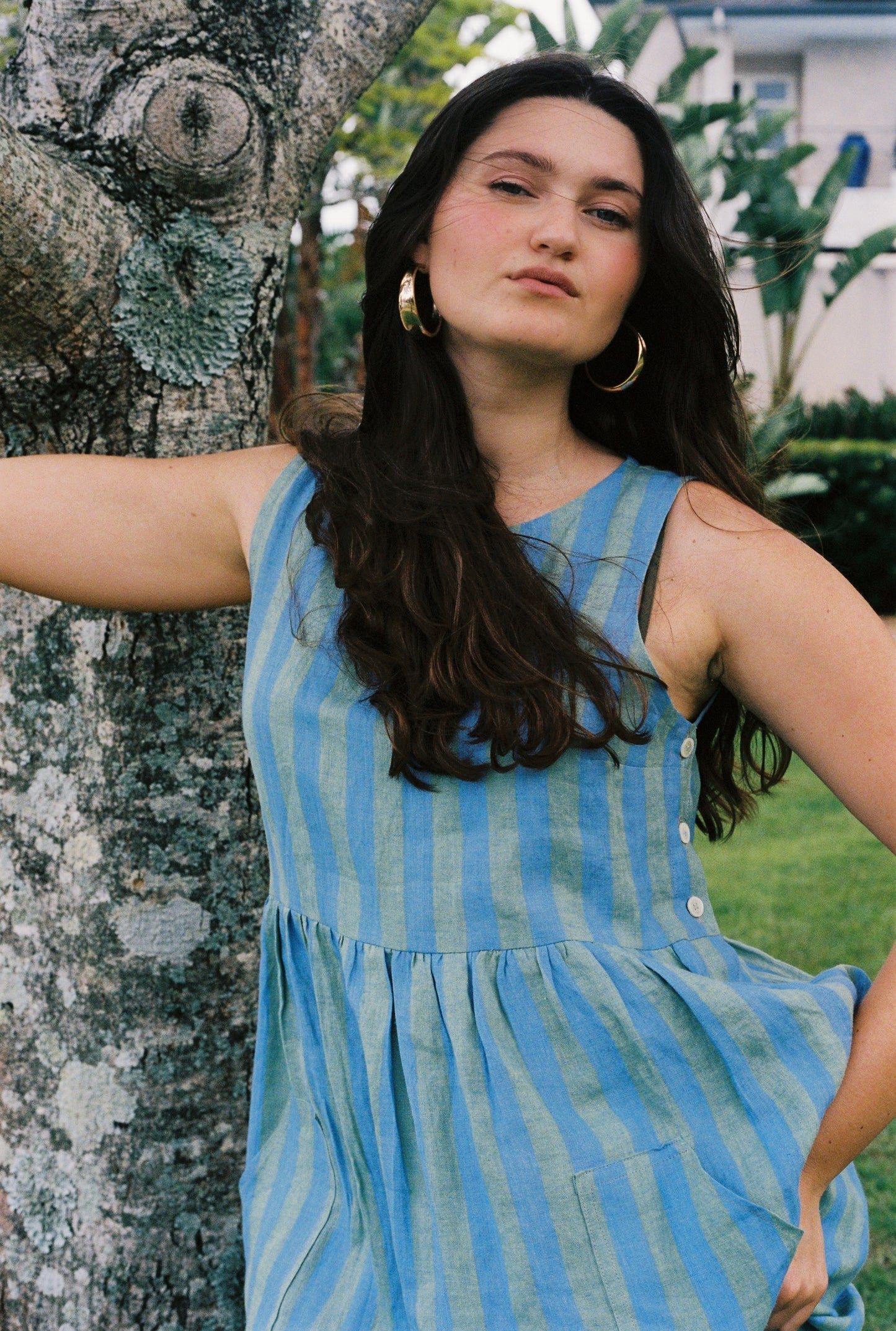 Isabella Dress - Sundae Stripes