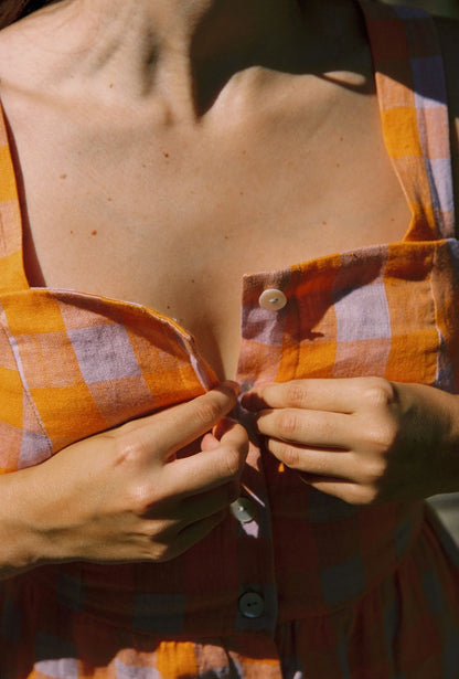 Charleston dress in Marigold