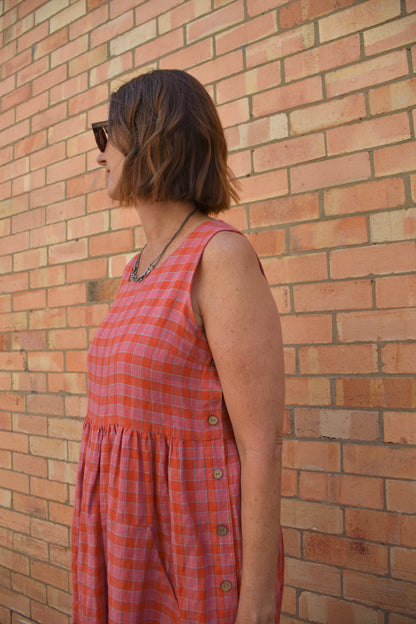 Isabella dress - Raspberry Spritz