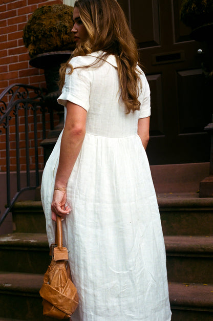 Audrey dress ecru