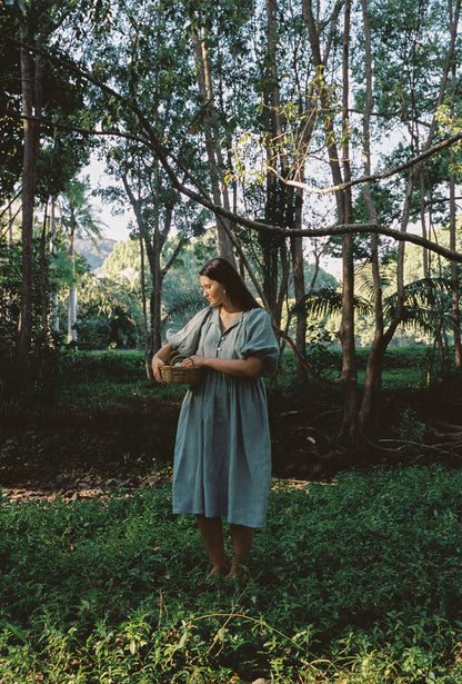 Sofia dress in Sage green