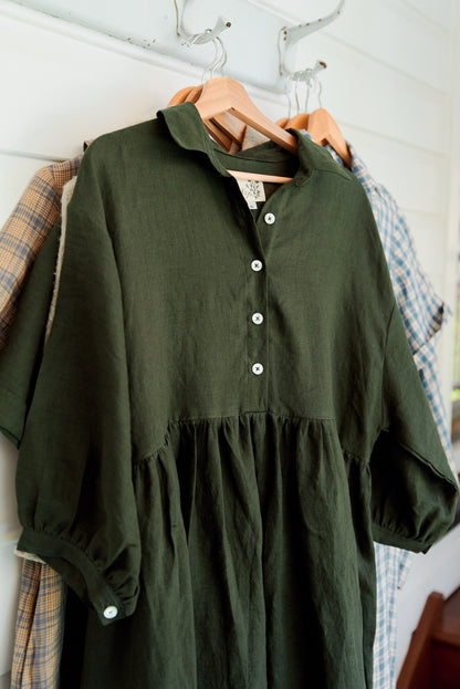 Grace dress Military green