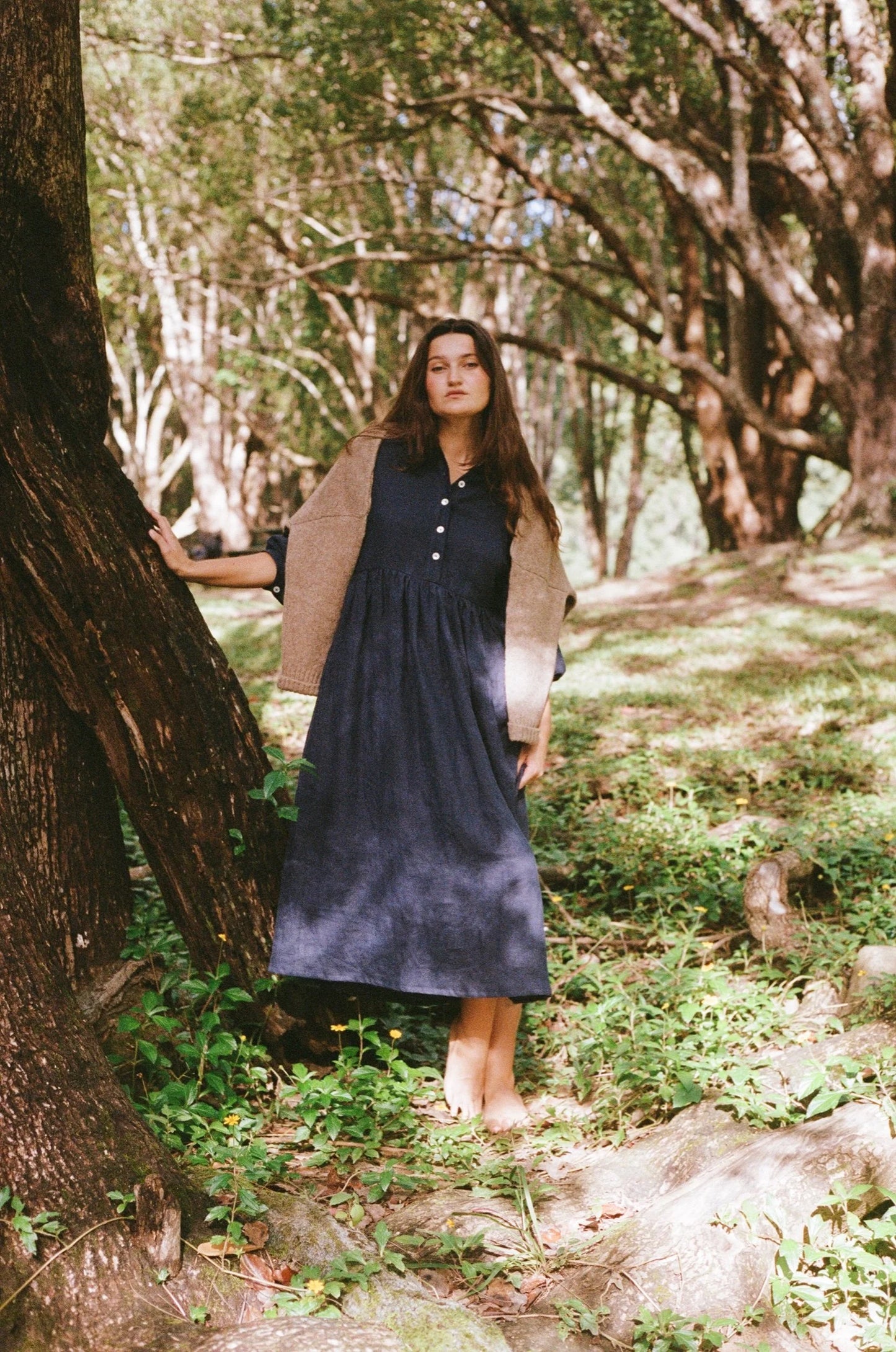 Grace dress Indigo