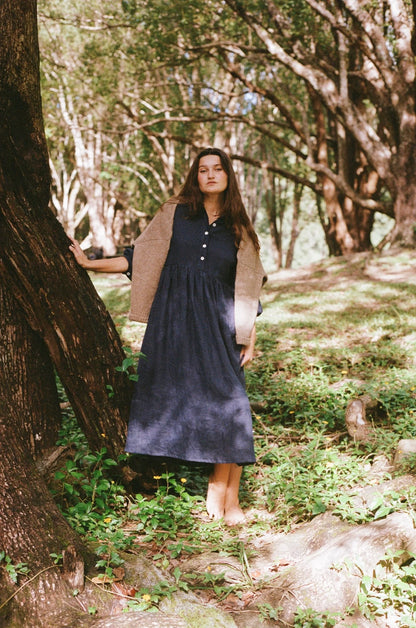 Grace dress Indigo