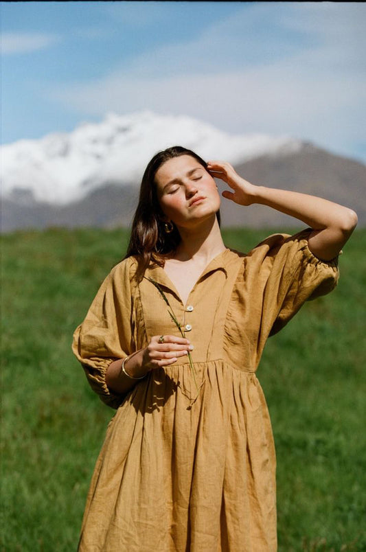 Sofia Dress - Turmeric