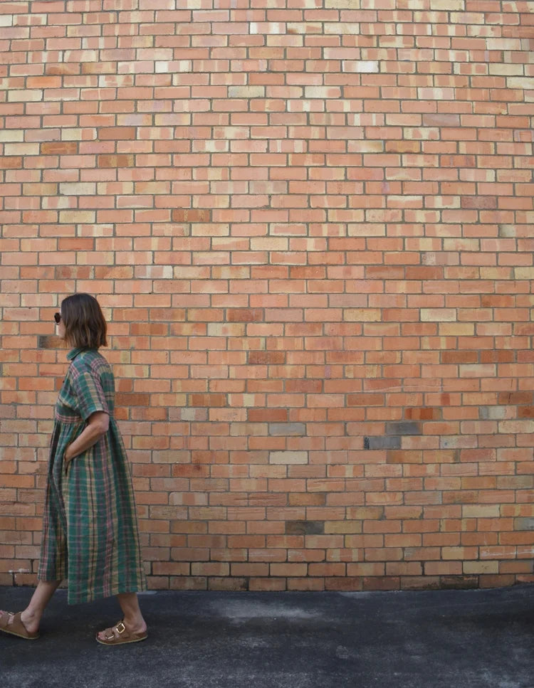 Santa Fe - Spring green plaid