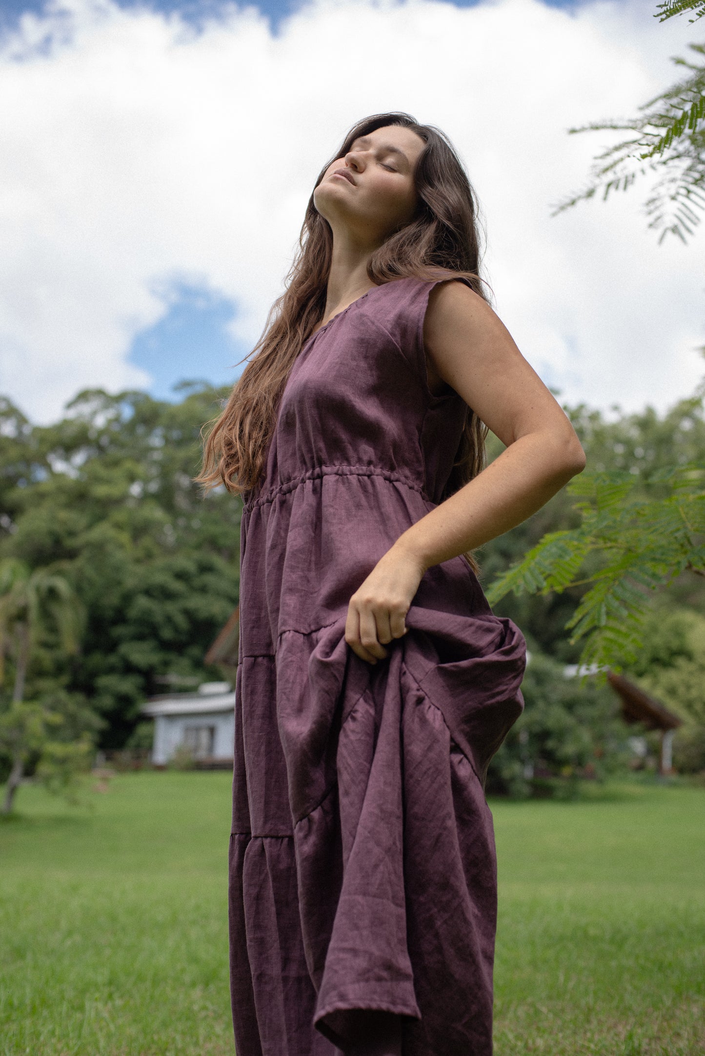 Clementine in Aubergine