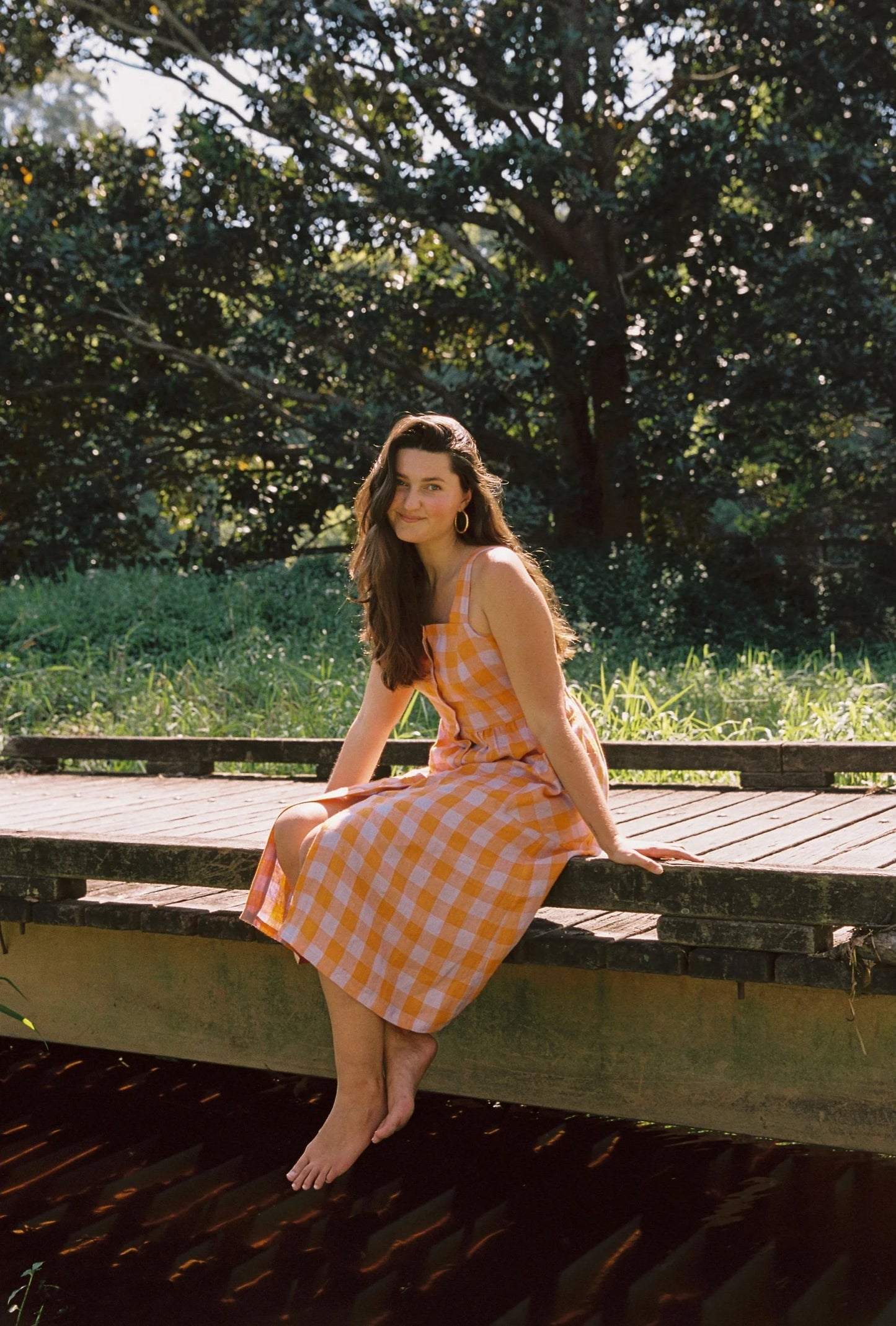 Charleston dress in Marigold