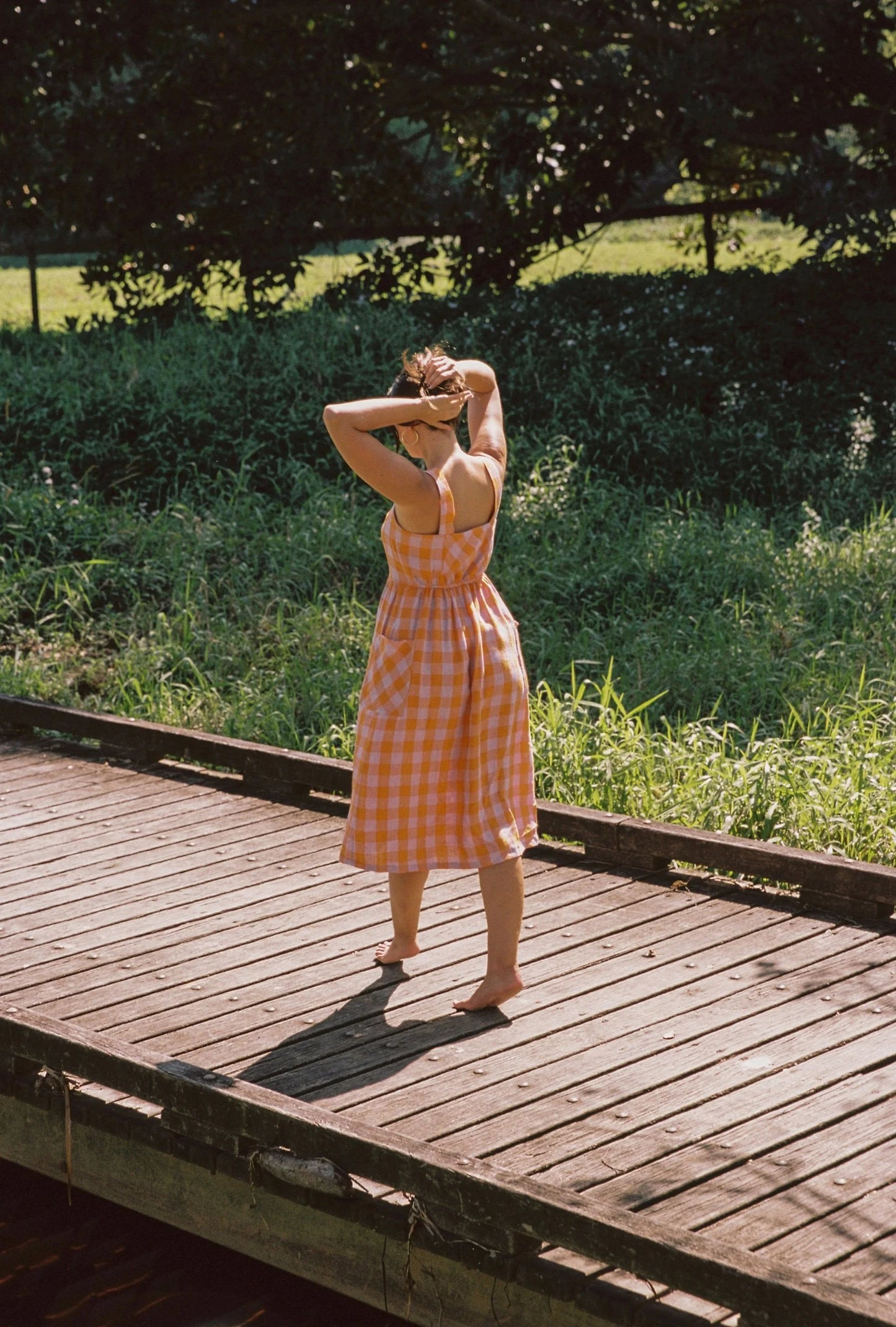 Charleston dress in Marigold