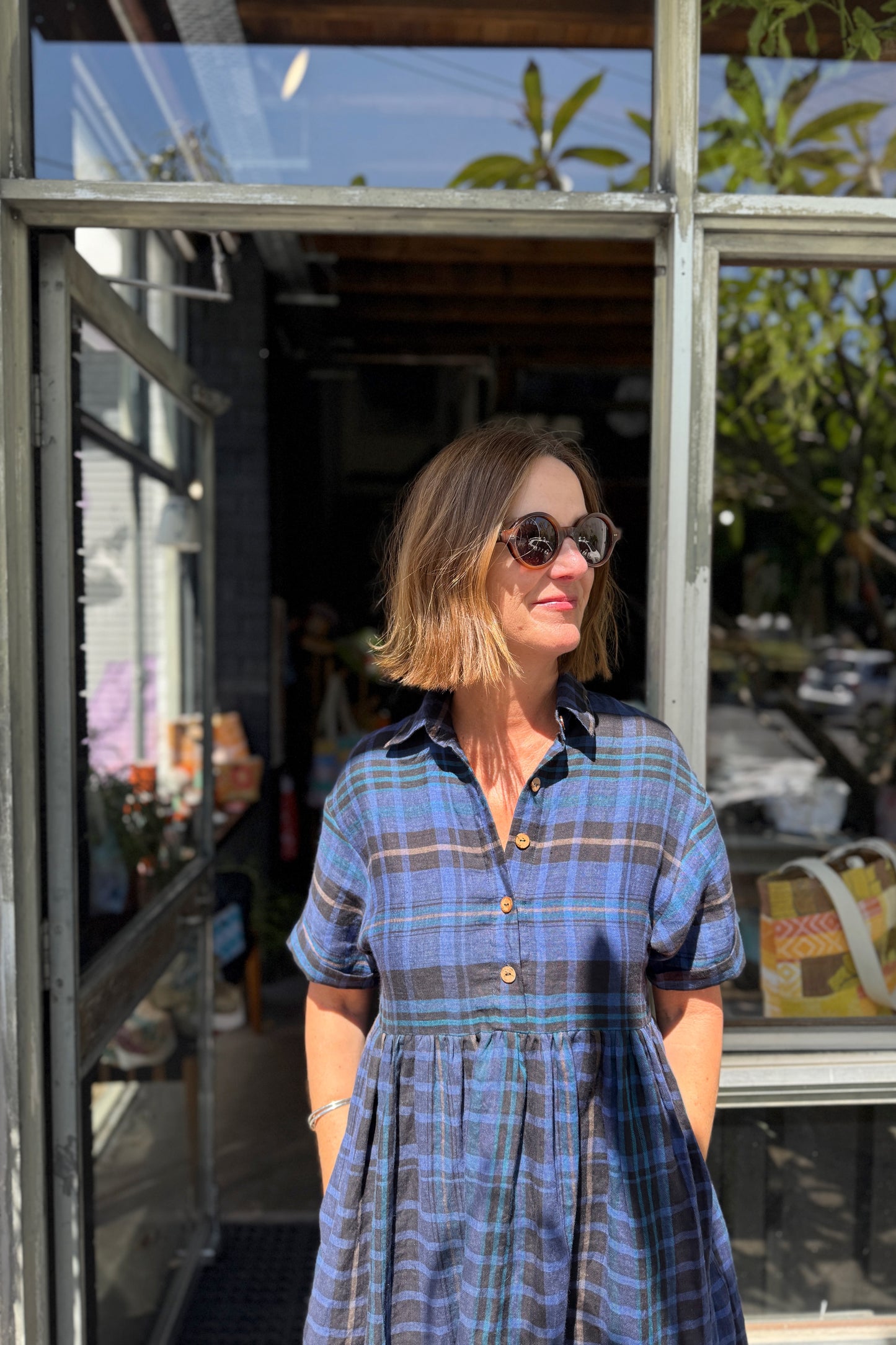 Santa Fe - Blue Plaid