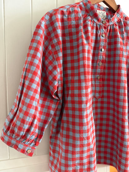 Soho blouse - Campari checks