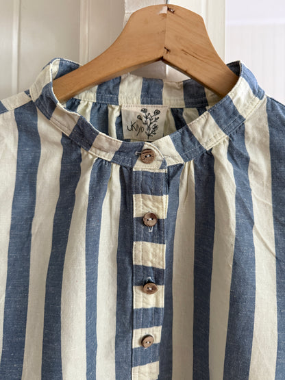 Soho blouse - Amalfi blue stripes