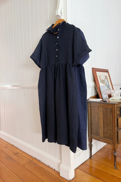 Grace dress Indigo