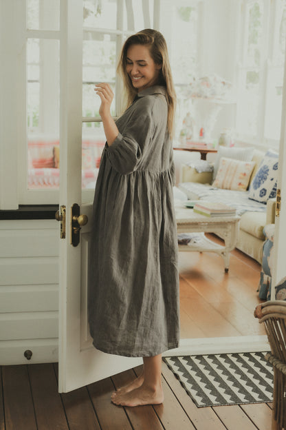 Grace dress - slate grey