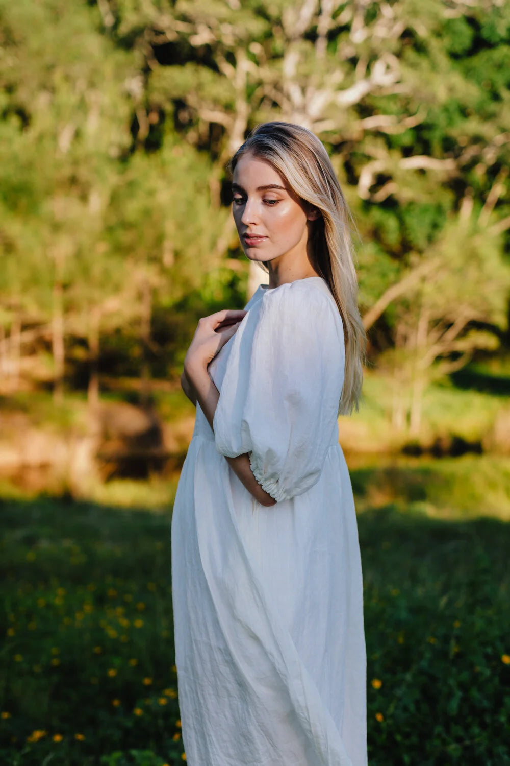 Sofia Dress - Milky white